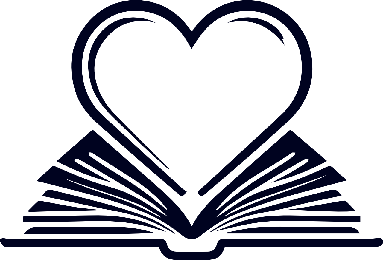 Book Heart Vectors by Vecteezy